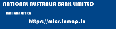 NATIONAL AUSTRALIA BANK LIMITED  MAHARASHTRA     micr code